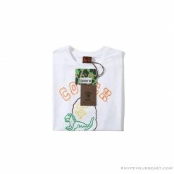 Hypeyourbeast BAPE Little Dinosaur Cartoon Line Tee Shirt