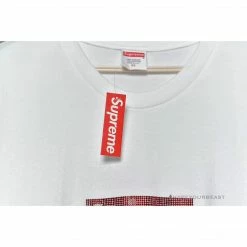 Hypeyourbeast Supreme Red Flash Box Logo Tee Shirt T-Shirts