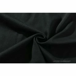 Hypeyourbeast BAPE Messy Letters Upside Down Little Ape Head Tee Shirt 'BLACK'