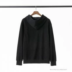 Hypeyourbeast BAPE Classic Ape Head Embroidered Standard Cotton Terry Hoodie 'BLACK' Clothes