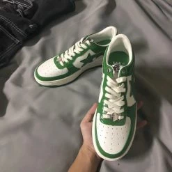 HypeYourBeast BAPE STA Low Top Sneakers Green