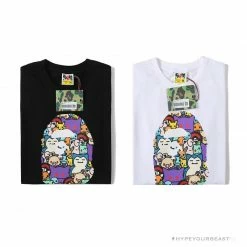 Hypeyourbeast Clothes BAPE Pokémon Co-branded Ape Head Tee Shirt 'BLACK' 28 Hypeyourbeast Clothes BAPE Pokémon Co-branded Ape Head Tee Shirt 'BLACK'