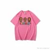 Hypeyourbeast Clothes BAPE Baby Milo Watermelon Little Monkey Tee Shirt 'PINK'