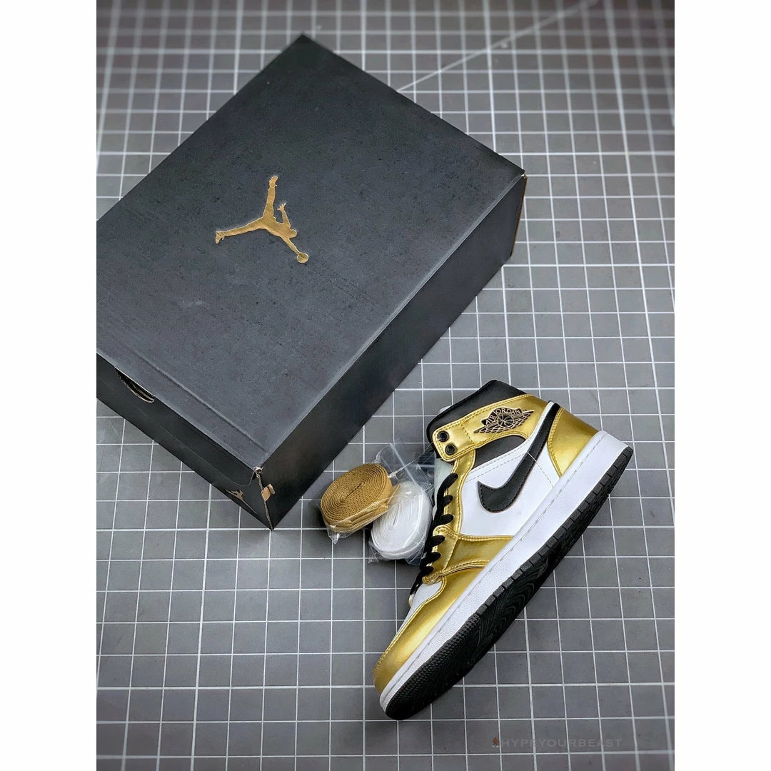Hypeyourbeast Air Jordan 1 Mid 'Metallic Gold' 2 Hypeyourbeast Air Jordan 1 Mid 'Metallic Gold'
