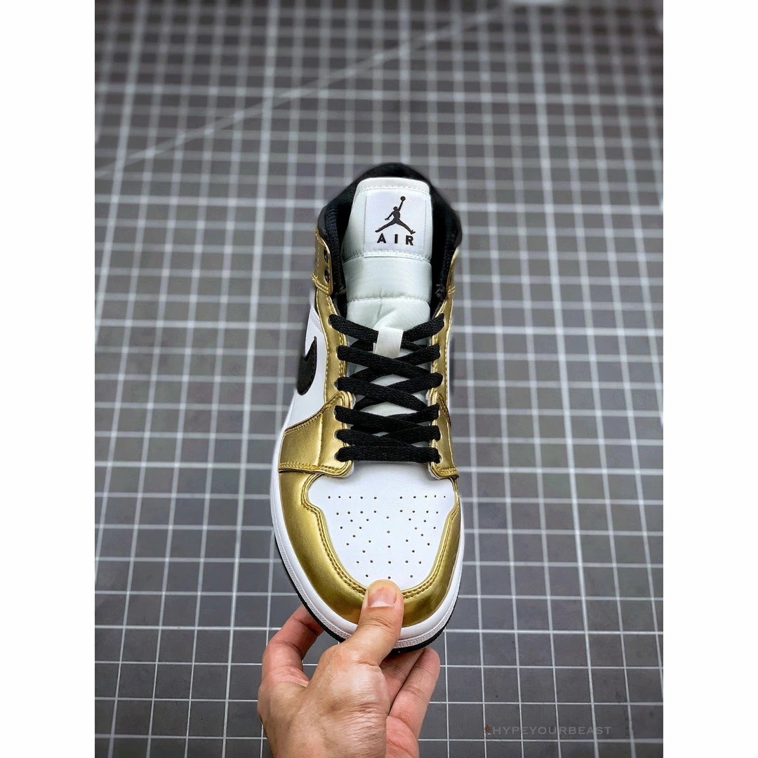 Hypeyourbeast Air Jordan 1 Mid 'Metallic Gold' 3 Hypeyourbeast Air Jordan 1 Mid 'Metallic Gold'