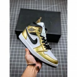 Hypeyourbeast Air Jordan 1 Mid 'Metallic Gold' 12 Hypeyourbeast Air Jordan 1 Mid 'Metallic Gold'