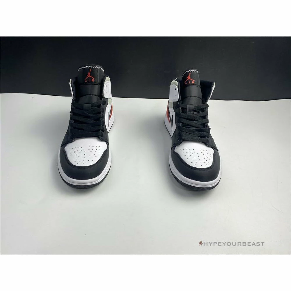 Hypeyourbeast Air Jordan 1 Mid White Red Black 3 Hypeyourbeast Air Jordan 1 Mid White Red Black