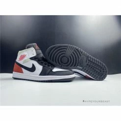 Hypeyourbeast Air Jordan 1 Mid White Red Black