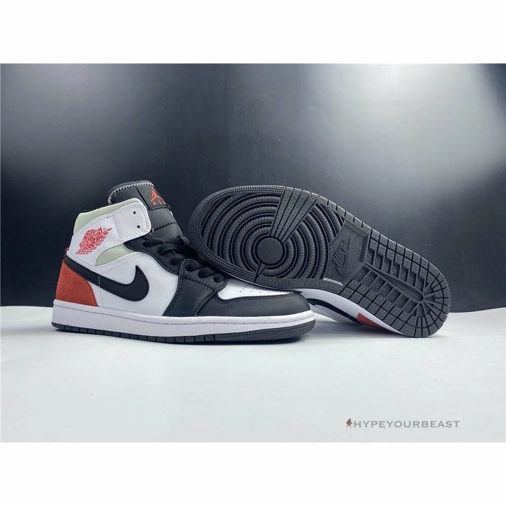 Hypeyourbeast Air Jordan 1 Mid White Red Black 1 Hypeyourbeast Air Jordan 1 Mid White Red Black