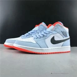 Hypeyourbeast Air Jordan 1 Mid Half Blue