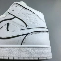 Hypeyourbeast Air Jordan 1 Mid Iridescent Reflective White