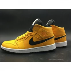 Hypeyourbeast Air Jordan 1 Mid Taxi Yellow