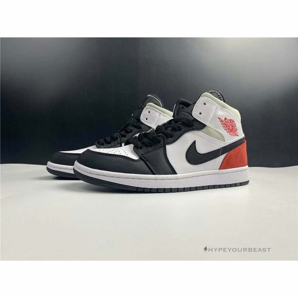 Hypeyourbeast Air Jordan 1 Mid White Red Black 4 Hypeyourbeast Air Jordan 1 Mid White Red Black
