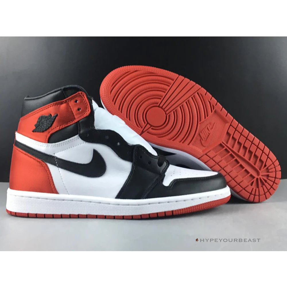 Hypeyourbeast Air Jordan 1 Retro High WMNS 'Satin Black Toe' 1 Hypeyourbeast Air Jordan 1 Retro High WMNS 'Satin Black Toe'