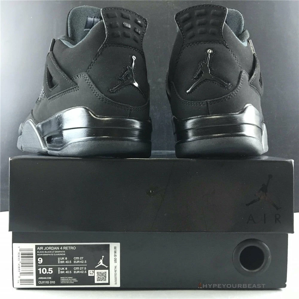 Hypeyourbeast Air Jordan 4 'Black Cat' 3 Hypeyourbeast Air Jordan 4 'Black Cat'