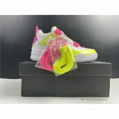 Hypeyourbeast Air Jordan 4 Retro White Lemon Pink