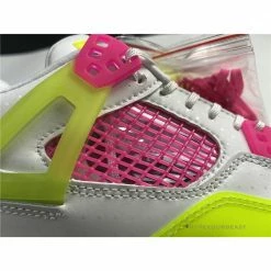 Hypeyourbeast Air Jordan 4 Retro White Lemon Pink