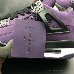 Hypeyourbeast Air Jordan 4 Retro Travis Scott Purple