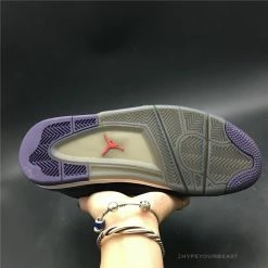 Hypeyourbeast Air Jordan 4 Retro Travis Scott Purple