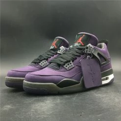 Hypeyourbeast Air Jordan 4 Retro Travis Scott Purple