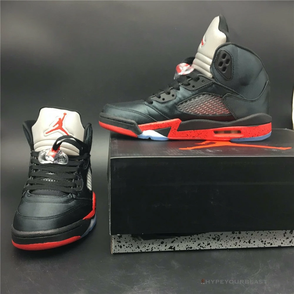 Hypeyourbeast Air Jordan 5 Satin Bred 2 Hypeyourbeast Air Jordan 5 Satin Bred