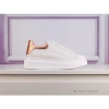 Hypeyourbeast Alexander McQueen White / Rose Gold Heel Sneaker
