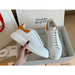 Hypeyourbeast Alexander McQueen Women's White / Orange Sneaker
