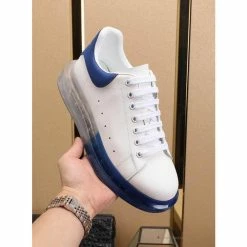 Hypeyourbeast A. Mcqueen Alexander McQueen White / Blue Rubber Sole Air Platform Sneaker