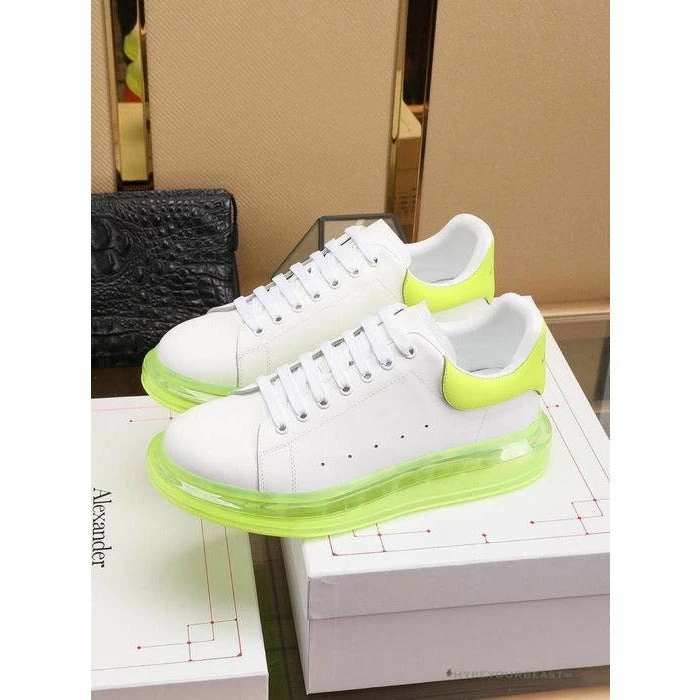Hypeyourbeast A. Mcqueen Alexander McQueen White / Neon Green Sole Sneaker 7 Hypeyourbeast A. Mcqueen Alexander McQueen White / Neon Green Sole Sneaker