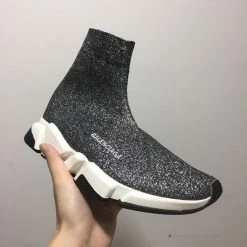 Hypeyourbeast Balenciaga BCG Sock Sneakers Grey White Black