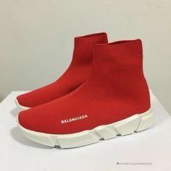Hypeyourbeast Balenciaga BCG Sock Sneakers Red