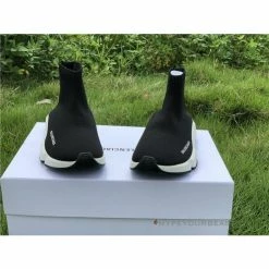 Hypeyourbeast Balenciaga BCG Sock Sneakers Black White 2018