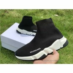 Hypeyourbeast Balenciaga BCG Sock Sneakers Black White 2018
