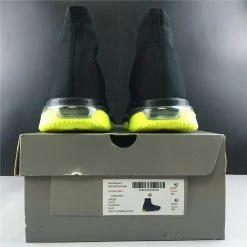 Hypeyourbeast BCG Sock Sneakers Clear Sole - Black Yellow Fluo Balenciaga