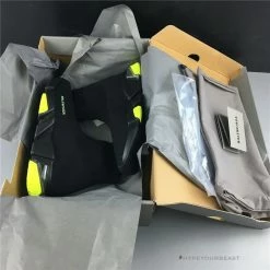 Hypeyourbeast BCG Sock Sneakers Clear Sole - Black Yellow Fluo Balenciaga