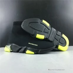 Hypeyourbeast BCG Sock Sneakers Clear Sole - Black Yellow Fluo Balenciaga