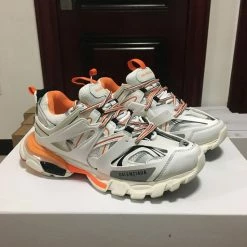 Hypeyourbeast BCG Track Sneakers White / Orange Balenciaga