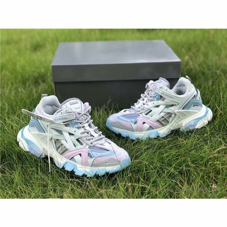 Hypeyourbeast Balenciaga BCG Track Sneakers 3.0 White Blue 4 Hypeyourbeast Balenciaga BCG Track Sneakers 3.0 White Blue