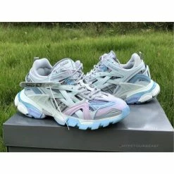 Hypeyourbeast Balenciaga BCG Track Sneakers 3.0 White Blue