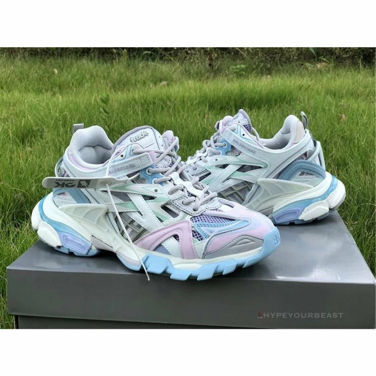 Hypeyourbeast Balenciaga BCG Track Sneakers 3.0 White Blue 2 Hypeyourbeast Balenciaga BCG Track Sneakers 3.0 White Blue