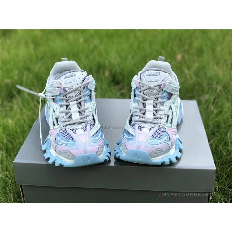 Hypeyourbeast Balenciaga BCG Track Sneakers 3.0 White Blue 5 Hypeyourbeast Balenciaga BCG Track Sneakers 3.0 White Blue