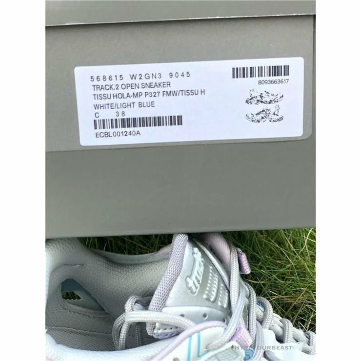 Hypeyourbeast Balenciaga BCG Track Sneakers 3.0 White Blue 9 Hypeyourbeast Balenciaga BCG Track Sneakers 3.0 White Blue