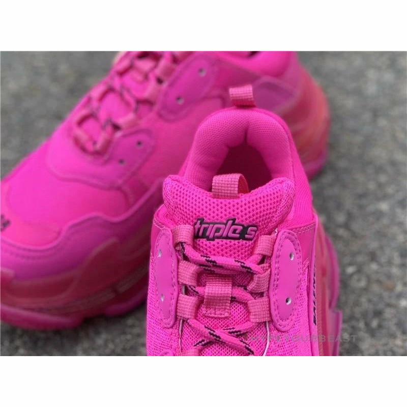 Hypeyourbeast Balenciaga BCG Triple S Sneakers Pink 9 Hypeyourbeast Balenciaga BCG Triple S Sneakers Pink