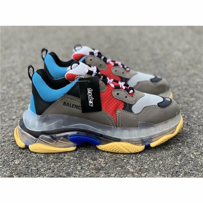 Hypeyourbeast BCG Triple S 'Multi-Color' Blue Red Balenciaga Triple S 1 Hypeyourbeast BCG Triple S 'Multi-Color' Blue Red Balenciaga Triple S