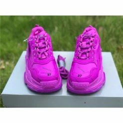 Hypeyourbeast BCG Triple S All Over Logo Pink Balenciaga