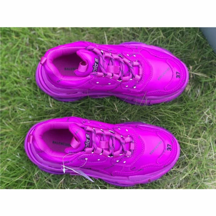 Hypeyourbeast BCG Triple S All Over Logo Pink Balenciaga 3 Hypeyourbeast BCG Triple S All Over Logo Pink Balenciaga