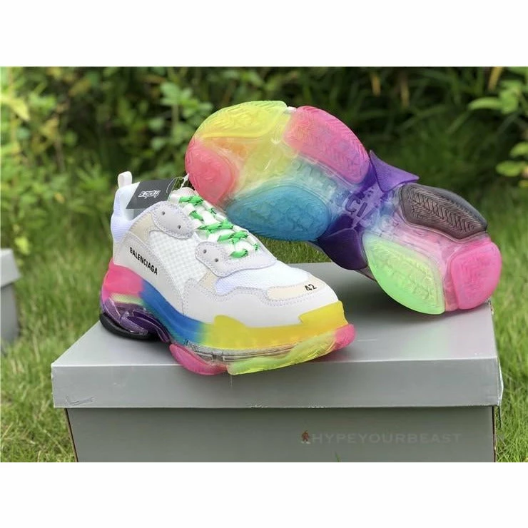 Hypeyourbeast BCG Triple S Rainbow Sole 1 Hypeyourbeast BCG Triple S Rainbow Sole