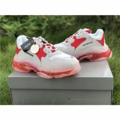 Hypeyourbeast BCG Triple S Clear Sole Red / White