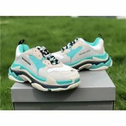 Hypeyourbeast BCG Triple S White Green Balenciaga Triple S