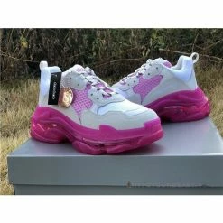 Hypeyourbeast BCG Triple S White / Pink Balenciaga